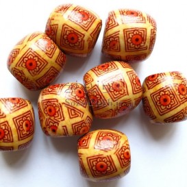 مهره چوبی طرح آفتابگردان سایز بزرگ