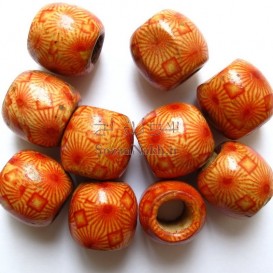 مهره چوبی طرح نارگل سایز بزرگ