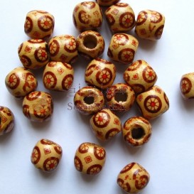 مهره چوبی طرح آرزو سایز کوچک