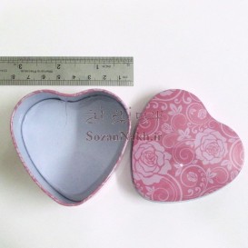 قوطی فلزی قلب  کد 2