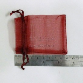 کیسه توری ساده _ زرشکی رنگ کیسه توری ساده _ زرشکی رنگ