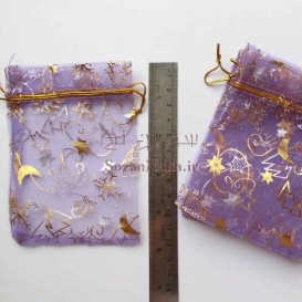 کیسه توری طرح کاج و برف و ستاره