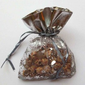 کیسه توری طرح ستاره با لبه ساتن