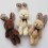 عروسک خرس و خرگوش مینی (رنگبندی)_کد1