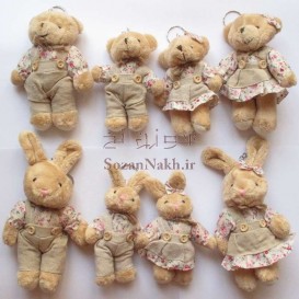 عروسک خرس و خرگوش (دختر و پسر) عروسک خرس و خرگوش (دختر و پسر)