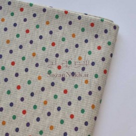 پارچه تریکو خالدار