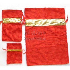 کیسه مخمل با  نقش قلب کیسه مخمل با  نقش قلب