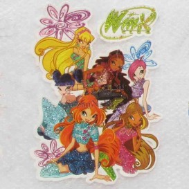 برچسب اتویی دخترانه وینکس کلاب _ کد 2