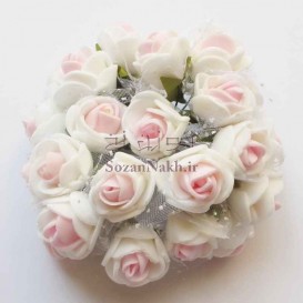 گل فومی دو رنگ