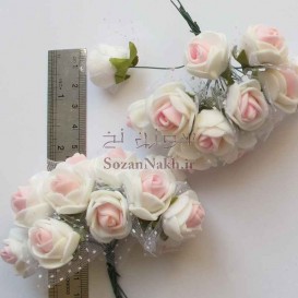 گل فومی دو رنگ