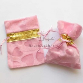 کیسه مخمل با  نقش قلب کیسه مخمل با  نقش قلب