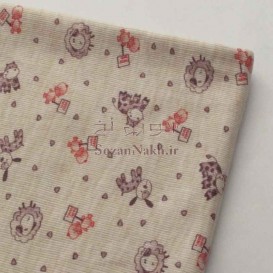 پارچه تریکو چاپی طرح حیوانات