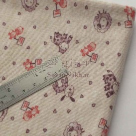 پارچه تریکو چاپی طرح حیوانات