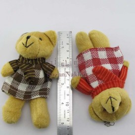 عروسک خرس با لباس زمستانی