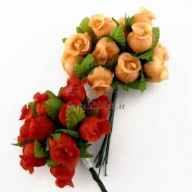 غنچه رز پارچه ای