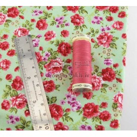 پارچه کتان نخ بروجرد طرح بهشت _ کد 321