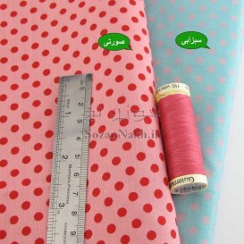 پارچه نخی خالدار _ کد 322