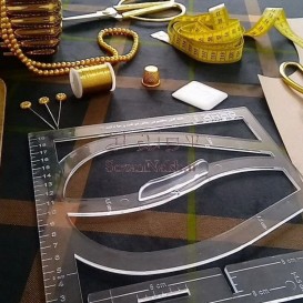 خط کش مخصوص جای دوخت و جادکمه خط کش مخصوص جای دوخت و جادکمه