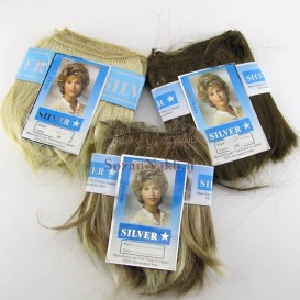 موی عروسک 15 سانتی Silver Pack (باز شده از کلاه گیس)