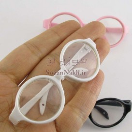 عینک کوچک عروسک فریم گرد