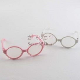 عینک کوچک عروسک فریم گرد