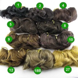 موی عروسک 5 سانتی حالت دار سری H