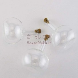 بطری شیشه ای بالن کوچک