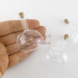 بطری شیشه ای بالن کوچک