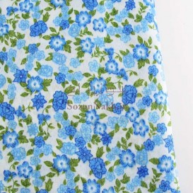 پارچه نخی چادر نمازی گل _ کد 323