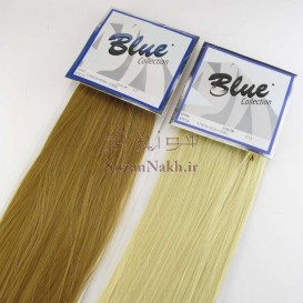 موی عروسک صاف 50 سانتی Blue