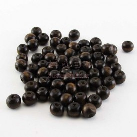 مهره چوبی قهوه ای سایز 8