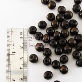 مهره چوبی قهوه ای سایز 8