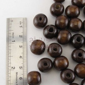 مهره چوبی قهوه ای سایز 14