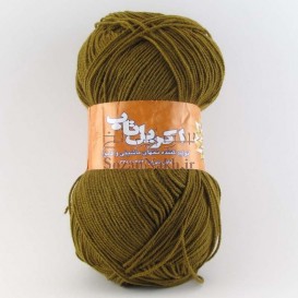 کاموا اکریل تاب (پوپی) قهوه ای روشن_ کد 223