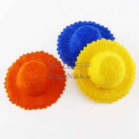 کلاه نمدی لبه چین دار