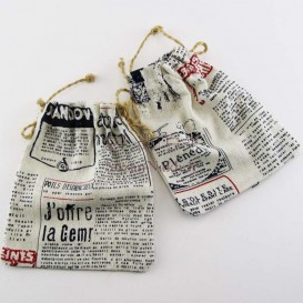 کیسه نخی طرح روزنامه