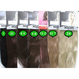 موی عروسک صاف 50 سانتی مارک So,Cap یا Silver
