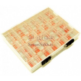 جعبه کیفی قطعات قابل حمل دو طبقه