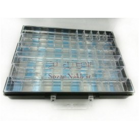 جعبه کیفی قطعات قابل حمل دو طبقه