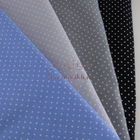 پارچه کتان نخ آترین خال ریز_ کد 344