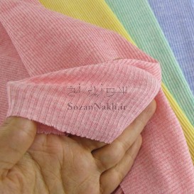 پارچه تریکو طرح کشباف (کبریتی) ملاتژ