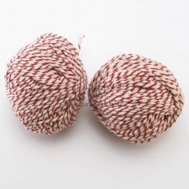 کلاف ریسمان نخ پنبه تزیینی دورنگ