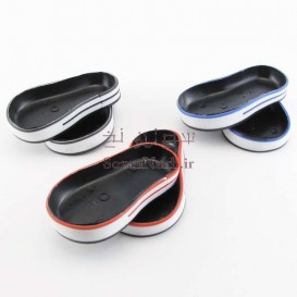 زیره کفش آل استار سفید با خط رنگی سایز 9