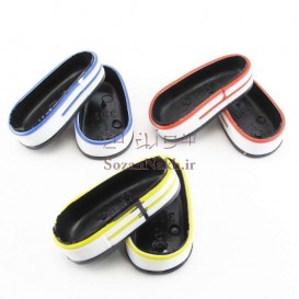 زیره کفش آل استار سفید با خط رنگی سایز 6