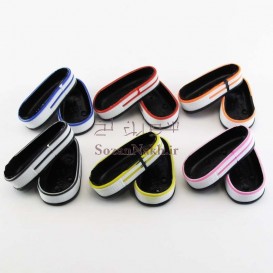 زیره کفش آل استار سفید با خط رنگی سایز 6