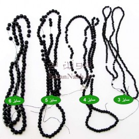 مهره پلاستیکی ساده مشکی