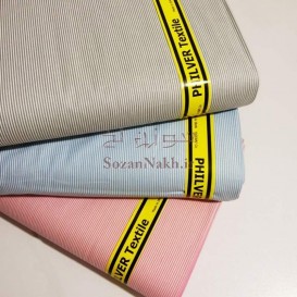 پارچه کتان نخ فیلور راه راه_ کد 348 پارچه کتان نخ فیلور راه راه_ کد 348