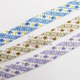 نوار اریب 2 سانتی گل ریز