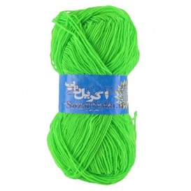 کاموا اکریل تاب (پوپی) سبز فسفری _ کد 247