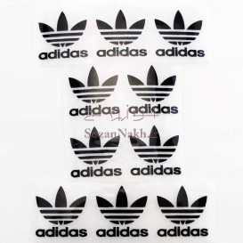 برچسب اتویی آدیداس طرح گل (Adidas) _ کد 108